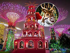 Christmas Wonderland 2025 Debuts Biggest-Ever Festival On Nov 29—Singapore&#8217;s First Christmas Pyramid, Flying Santa &#038; Reindeer Quartet Awaits! 