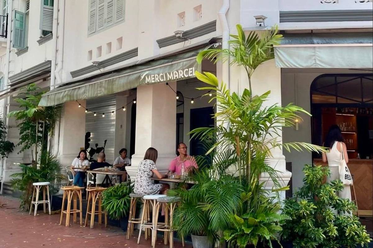 Merci Marcel outdoor restaurants Singapore