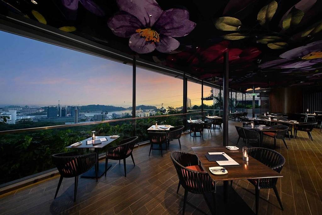 DUSK Singapore outdoor terrace romantic meals
