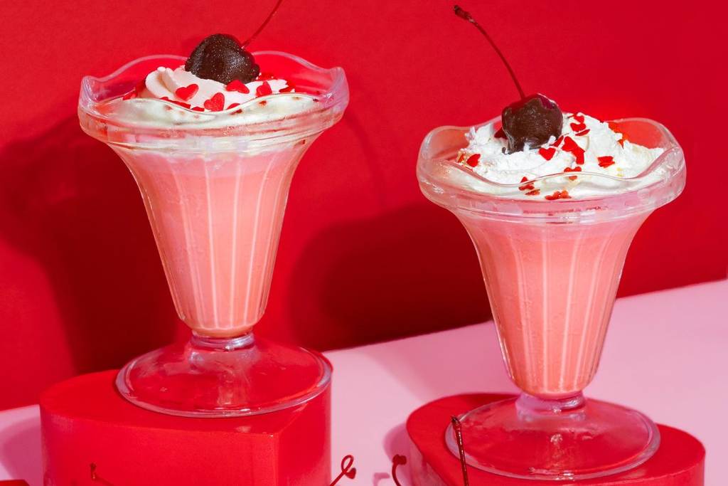 pink ice cream at MOIC for Valentine's 2026