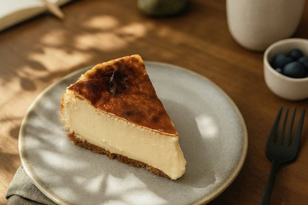 Haus cheesecake with wine in Singapore