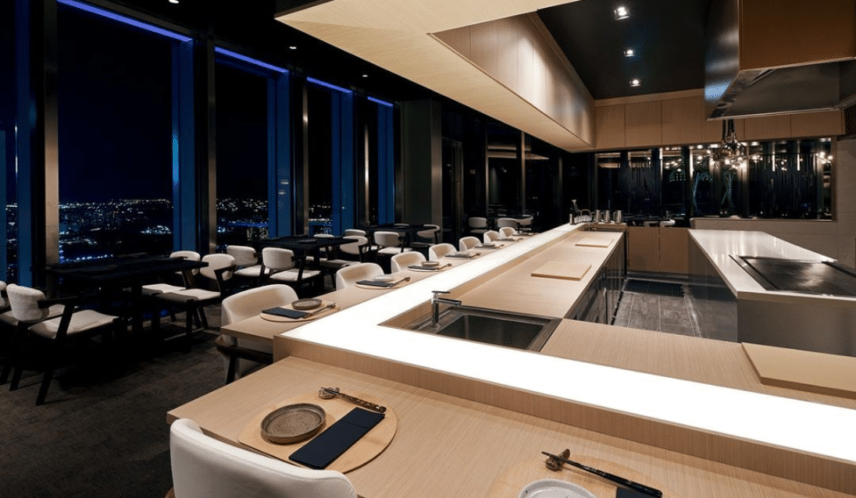 This Sky-High Japanese Kappo Restaurant Boasts Majestic Views Of Singapore
