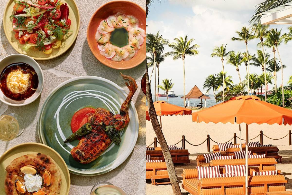 Tanjong Beach Club meals by the sea