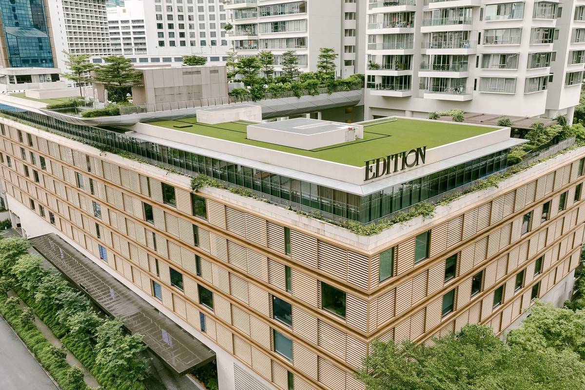 The Roof Edition secret rooftop bar near Orchard Road