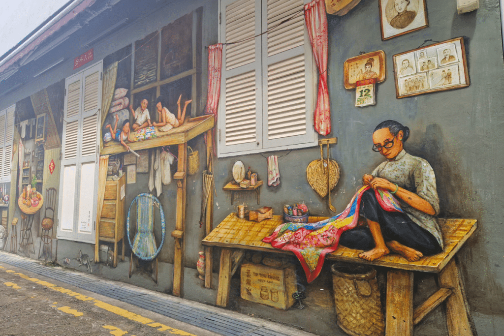 Chinatown street art Singapore