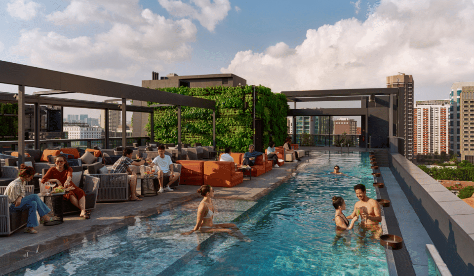 This New Mexican Rooftop Oasis Boasts An Infinity Pool And Bar With Sweeping Views Of Singapore