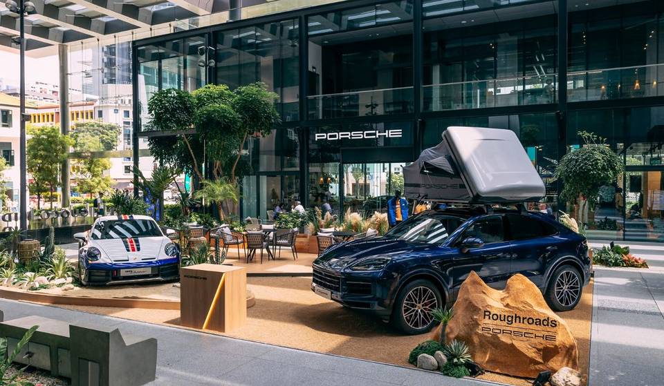 This Porsche Event Features An SUV That Doubles As A Cosy Camper And Themed Food In Singapore