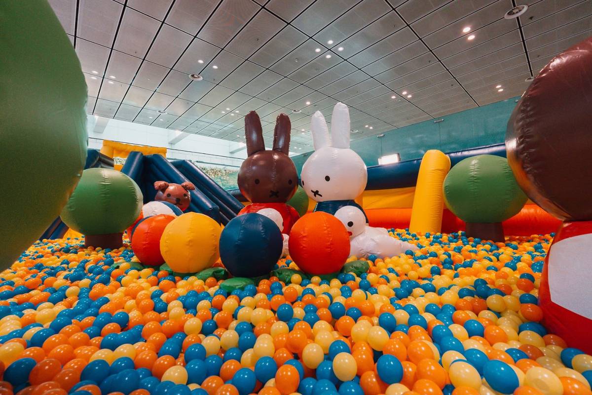 Miffy's Garden pop-up in Changi Airport 