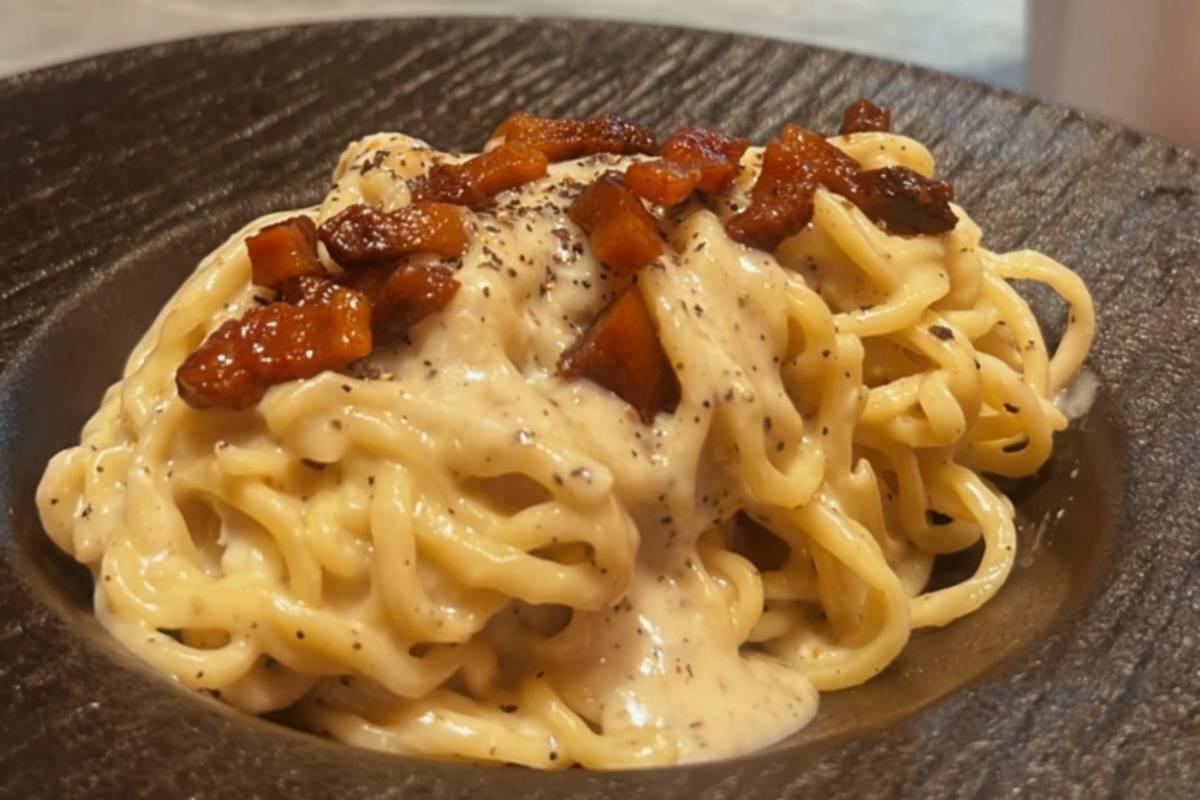 creamy carbonara pasta