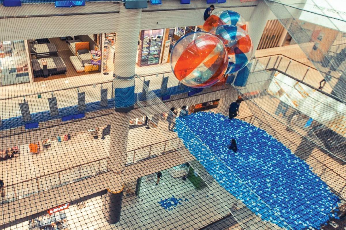 indoor playgrounds in Singapore world's first net playground