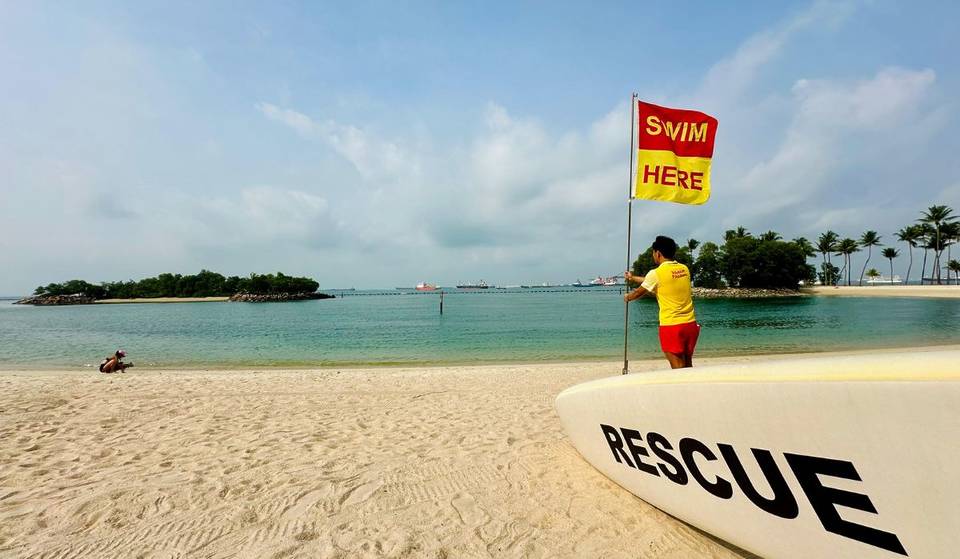Sentosa’s Tanjong Beach Reopens To The Public After Major Oil Spill In June