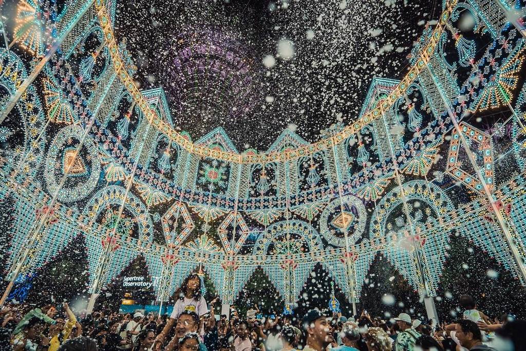 best places to see snow in Singapore Christmas