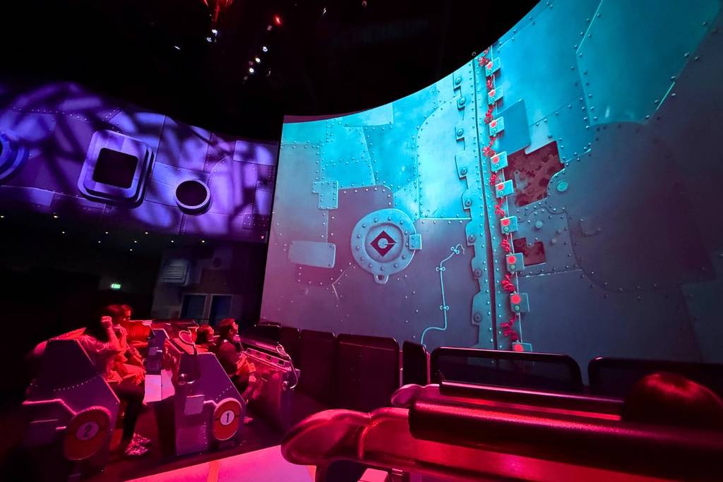Inside Gru's Lab at Minions land in Southeast Asia
