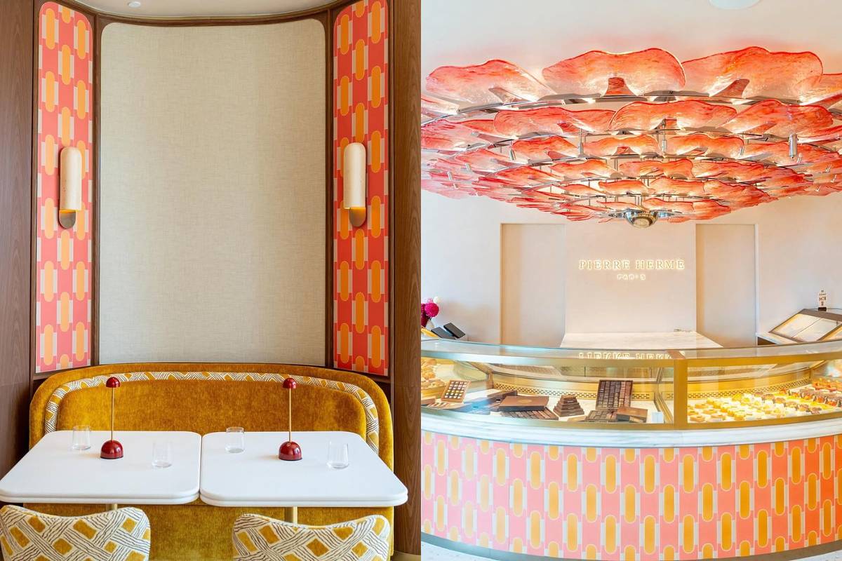 Pierre Hermé interior of venue at WEAVE