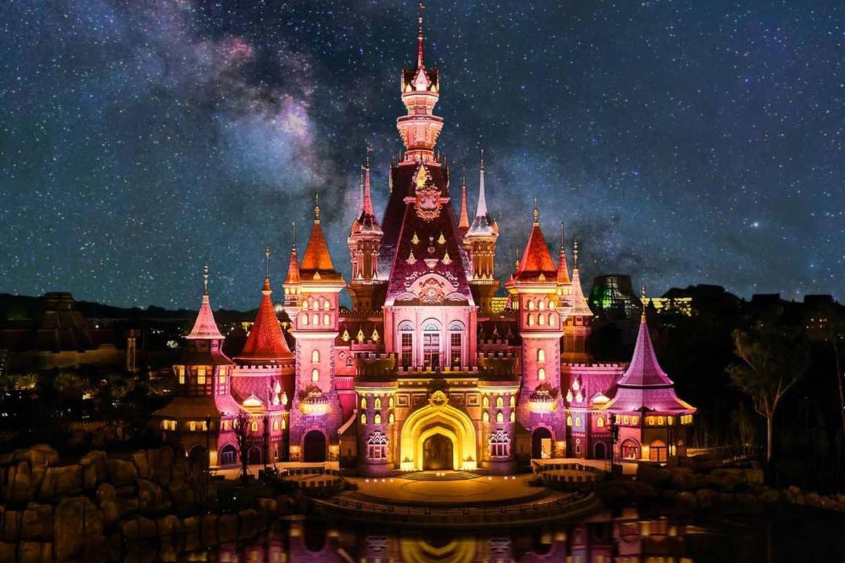 Disney like castle Vietnam