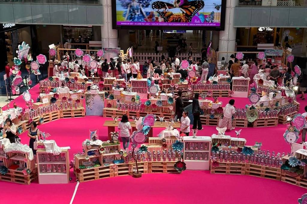 world's longest barbie runway is in Singapore at Marina Square until July 1, 2025