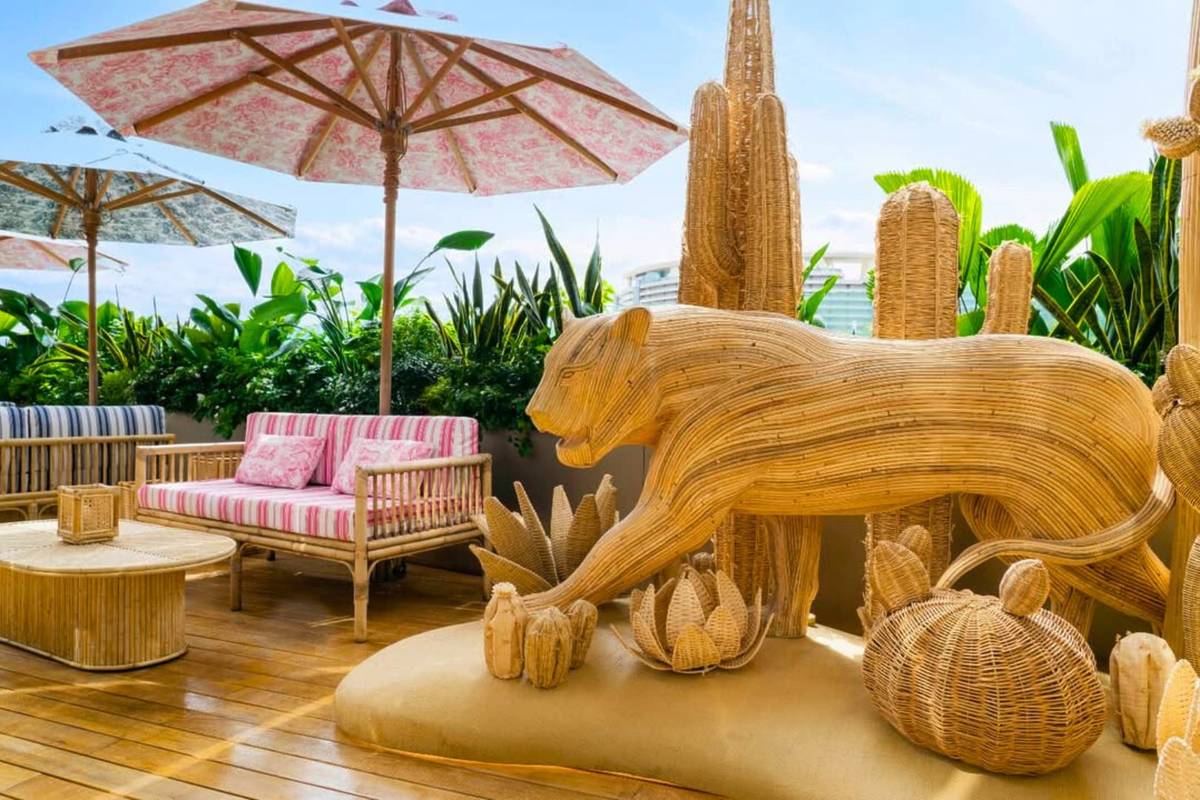 Dior summer cafe pop-up in Malaysia