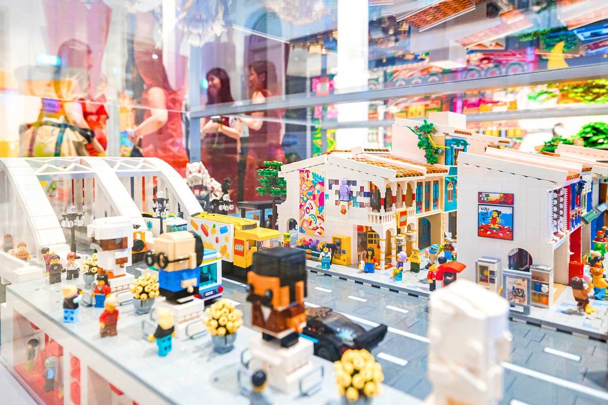 a city made of LEGO Singapore SG60 celebrations