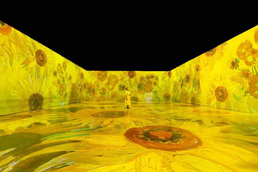 date ideas exhibition Van Gogh Singapore things to do with kids raining in Singapore