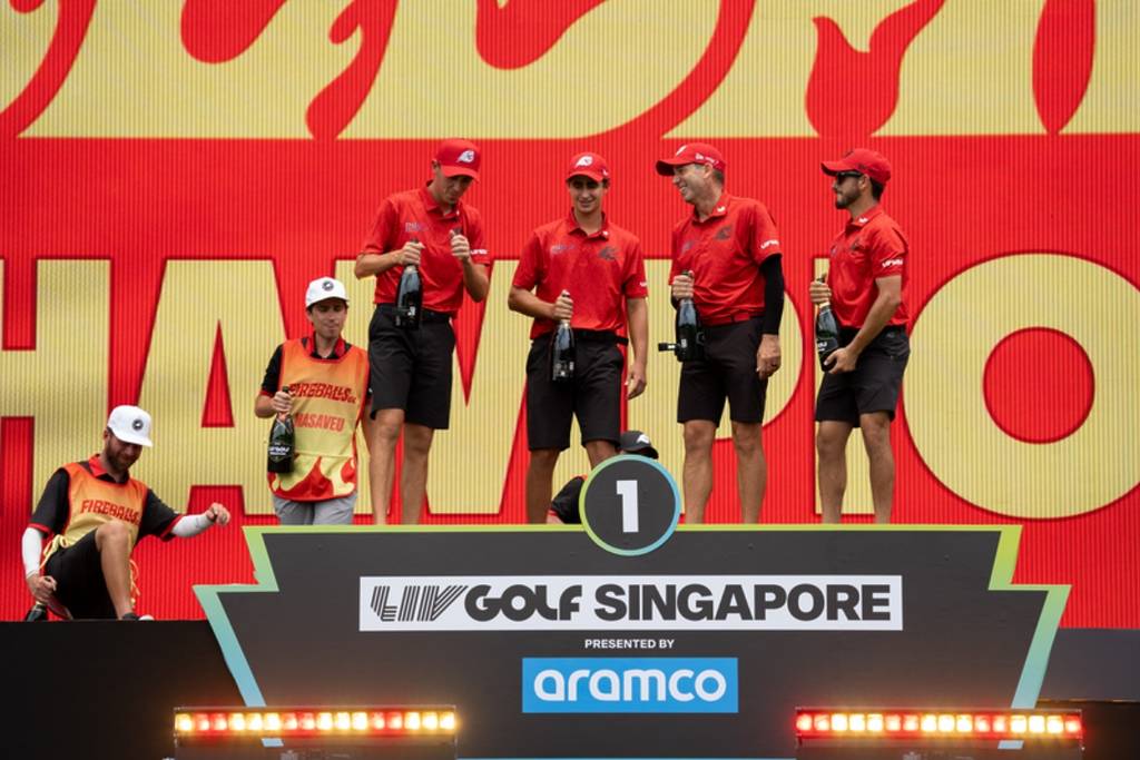 Golfers compete at LIV Golf
