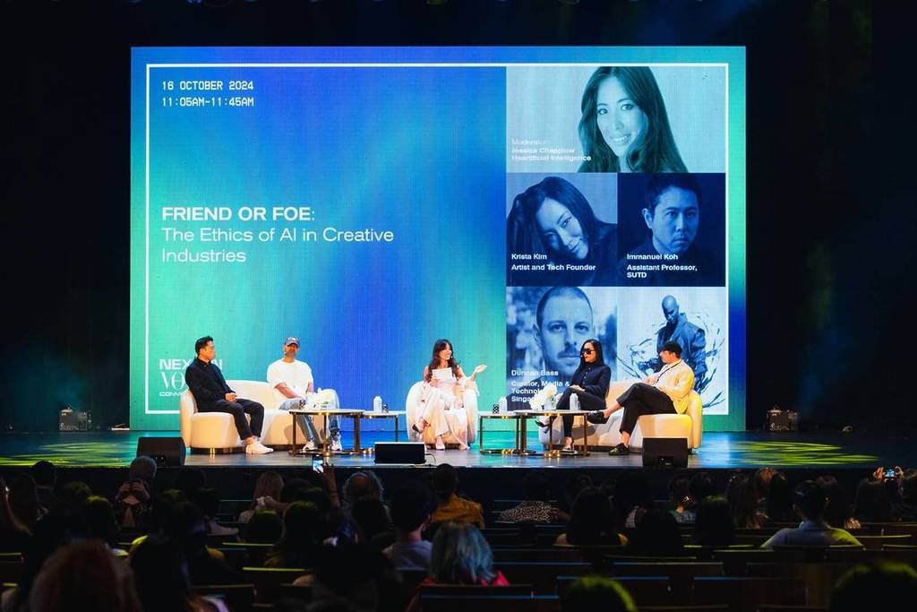 One of the Next In Vogue conference panels