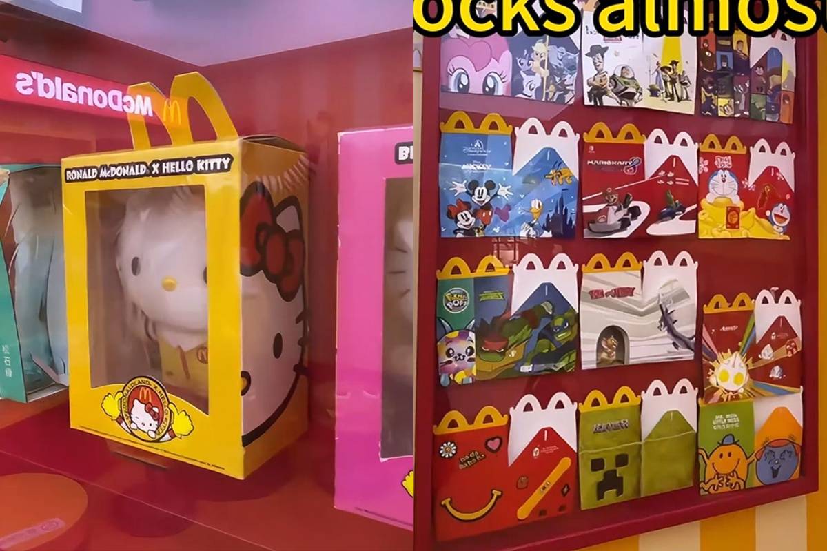 Hello Kitty McDonald's Boxes at Shenzhen McDonald's Museum China