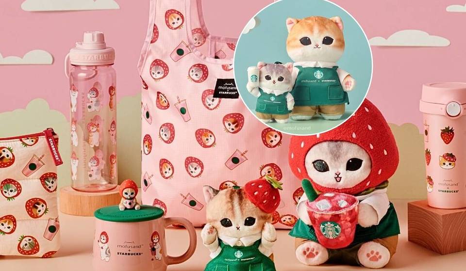 Starbucks Singapore Just Dropped A Pink Mofusand Collection—A Plot Twist No One Saw Coming
