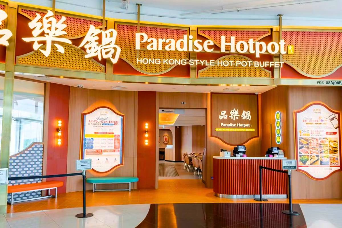 Paradise Hotpot is the biggest buffet in Singapore 2025 in VivoCity
