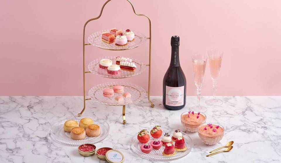 New Pink Afternoon Tea In Singapore Supports Breast Cancer—Indulge On Sakura Scones, Macarons & More 