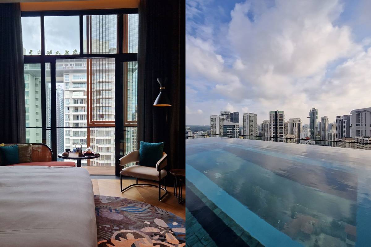 Inside of Artyzen Singapore One Key Michelin award