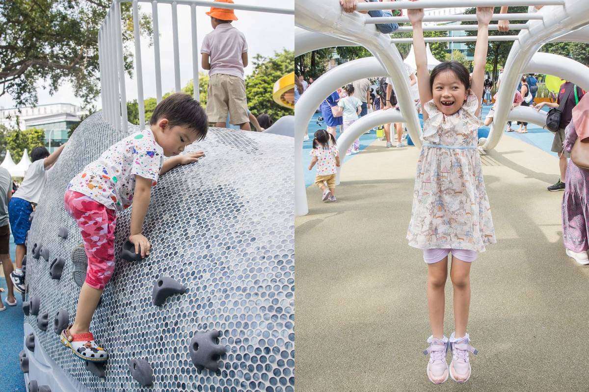 A Whale of a Tale Singapore playground with kids playing