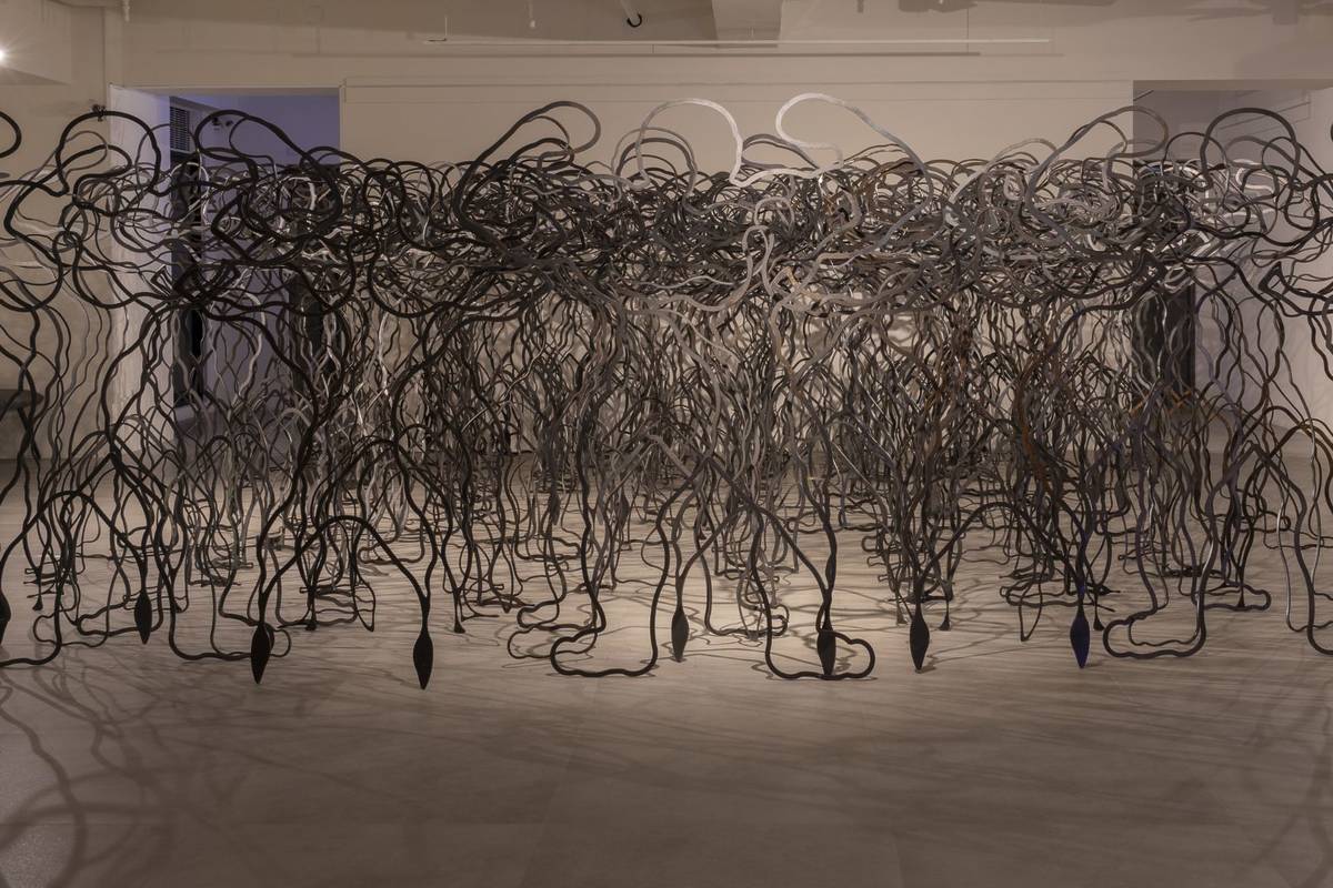 free Being Human steel forest exhibition