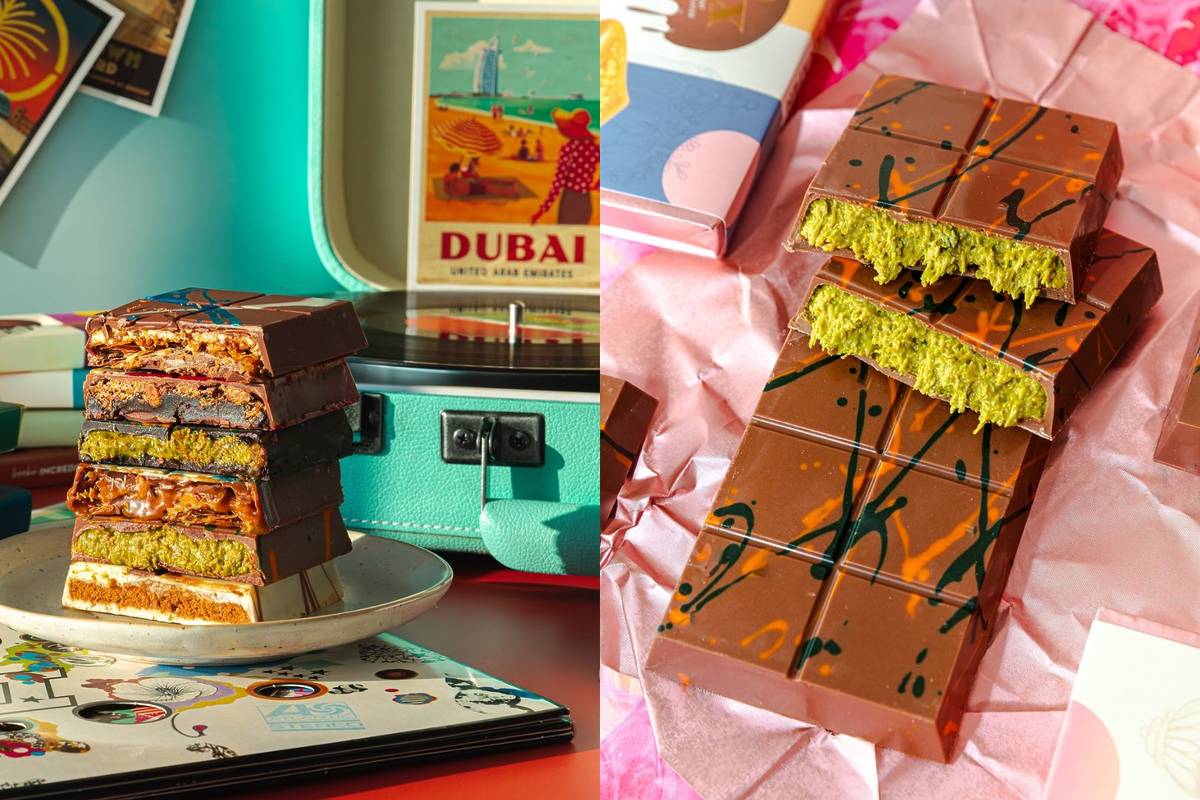 Dubai chocolate available at Singapore Changi Airport