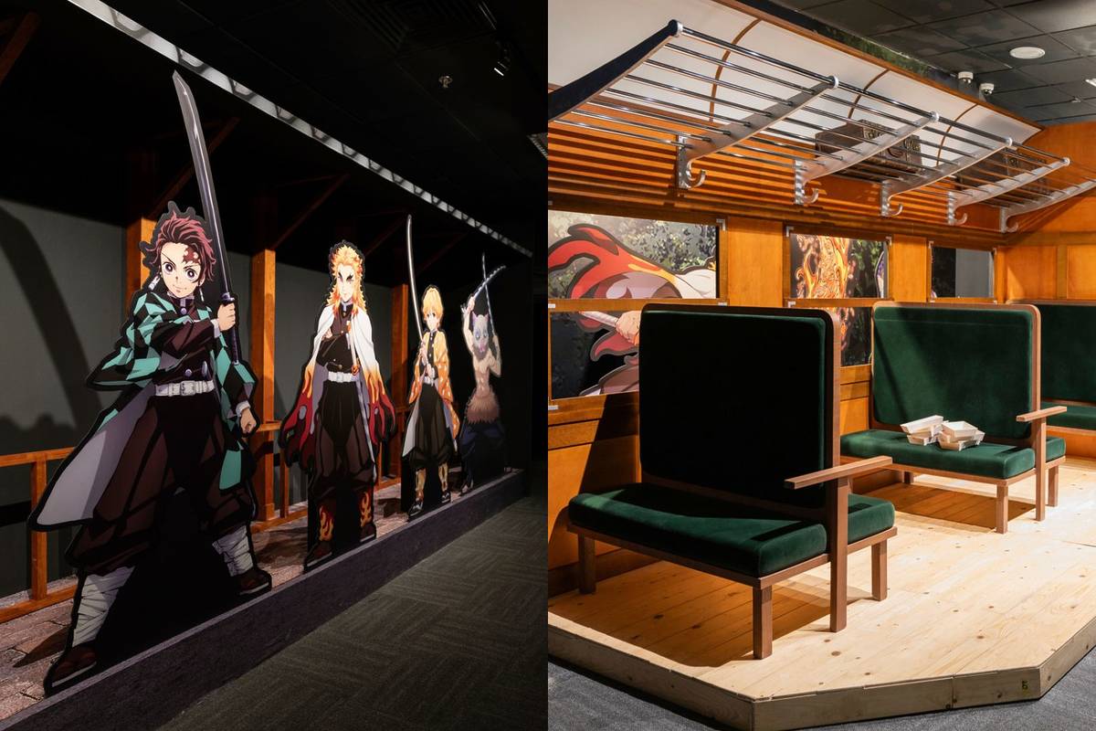 Mugen train at Demon Slayer exhibition