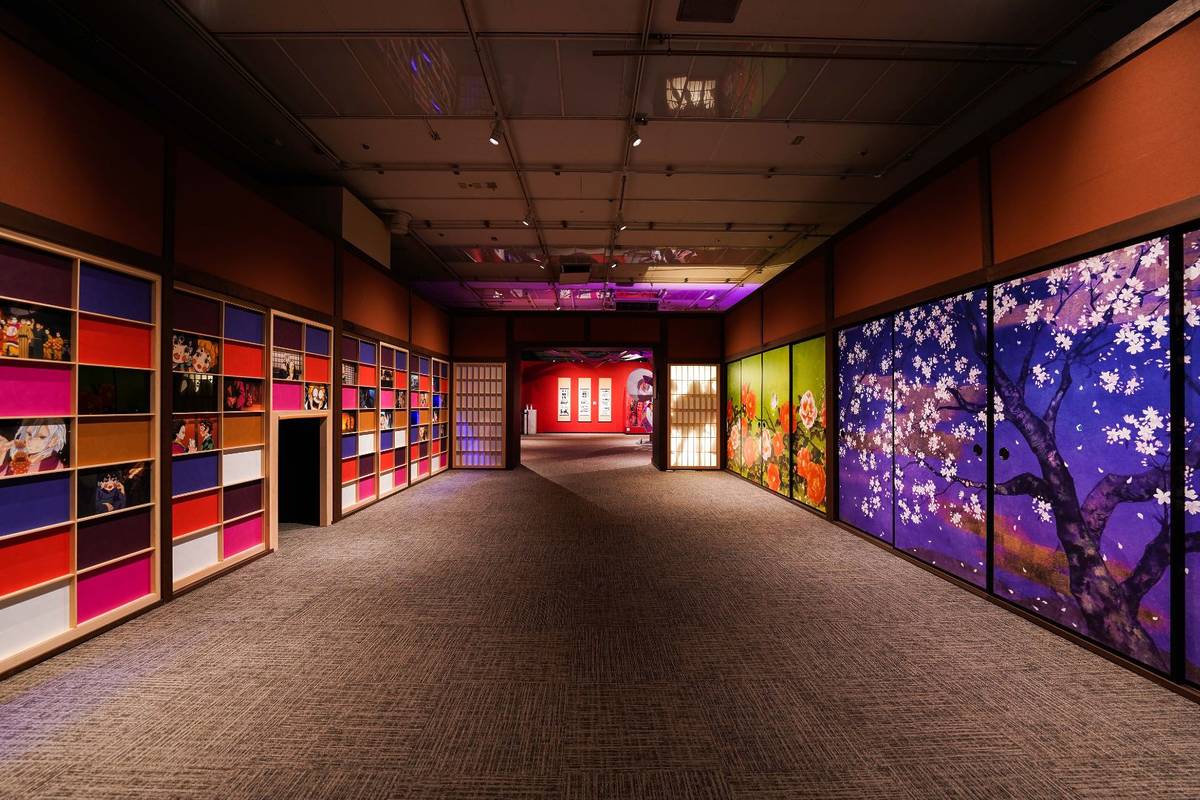colourful rooms to demons anime in new exhibit