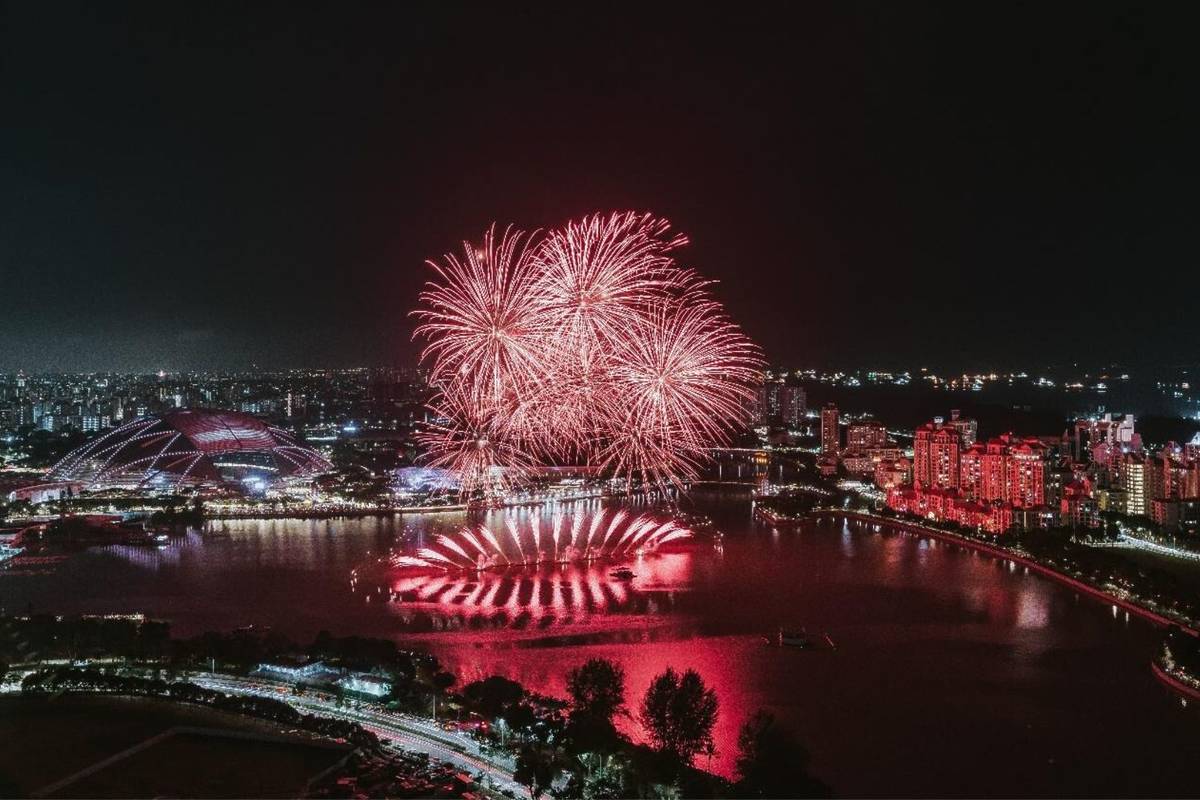 New Year's Eve Countdown Singapore Sports Hub Singapore