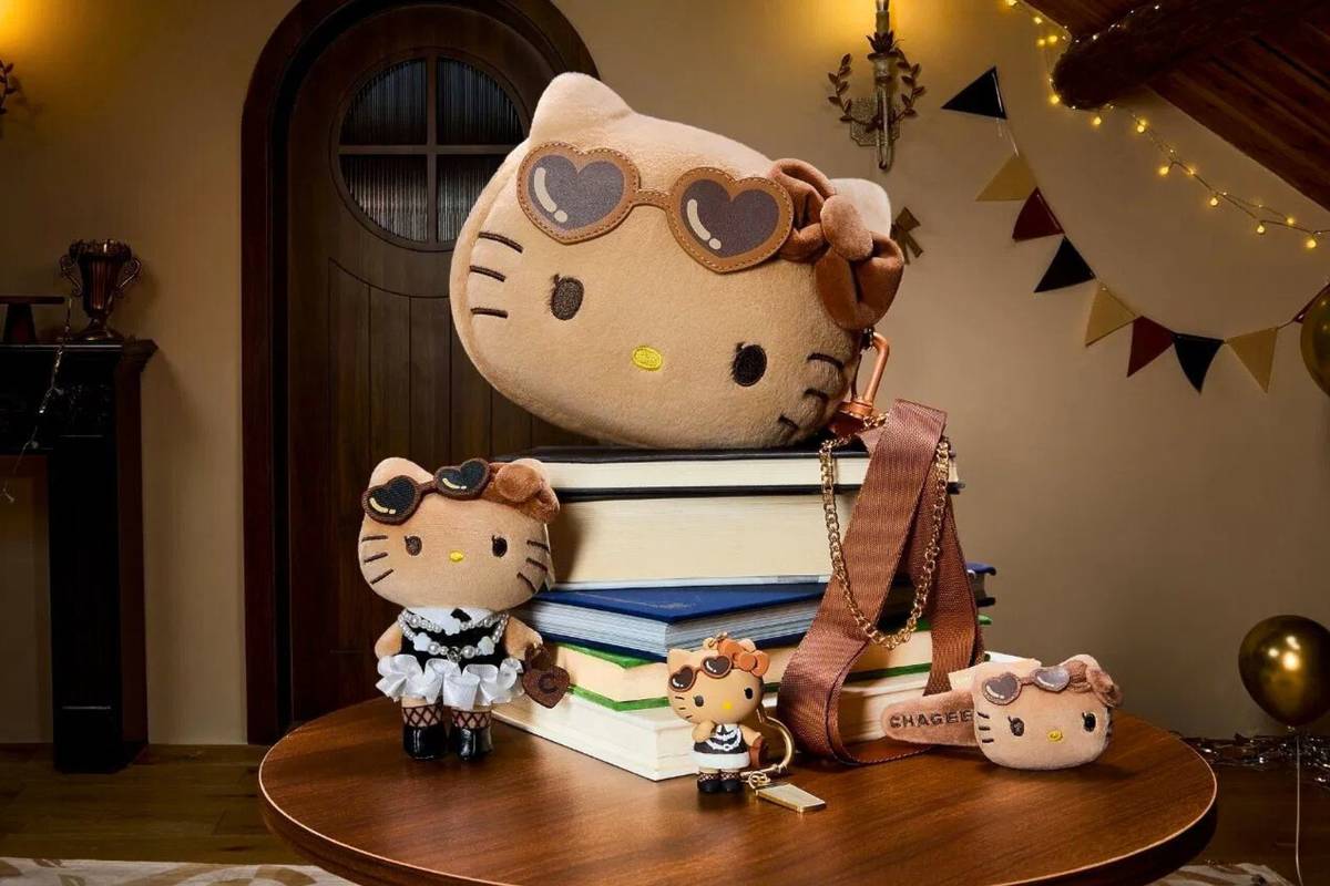 Chagee Hello Kitty merchandise tanned Hello Kitty