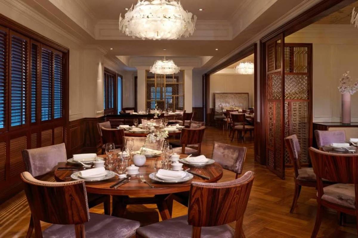 Man Fu Yuan Restaurant inside luxury Collection Hotel SG