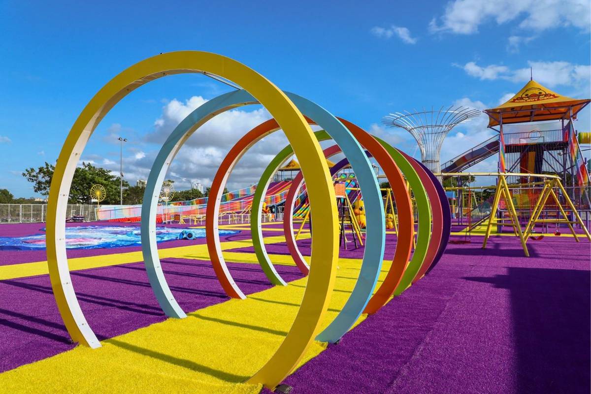 Joyful Dreamland rainbow park in Johor Bahru