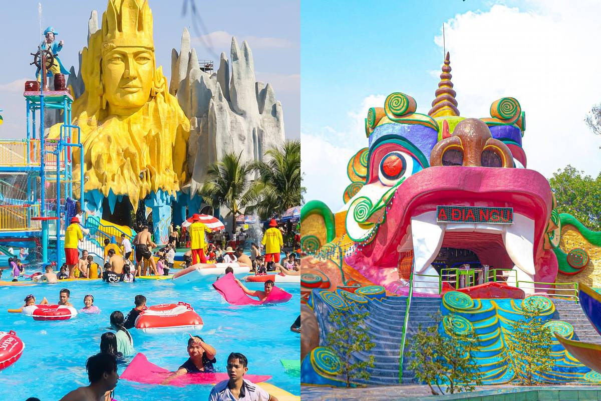 Suoi Tien Theme Park near Singapore with Buddhist waterpark