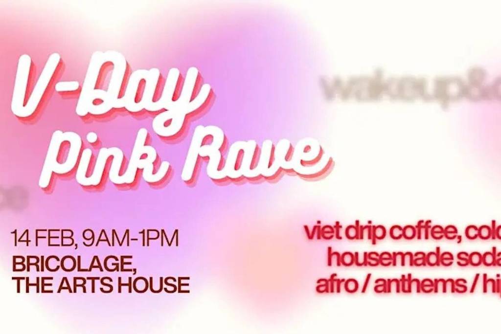 Singapore Pink Coffee Rave On Valentine's Day (Feb 14)