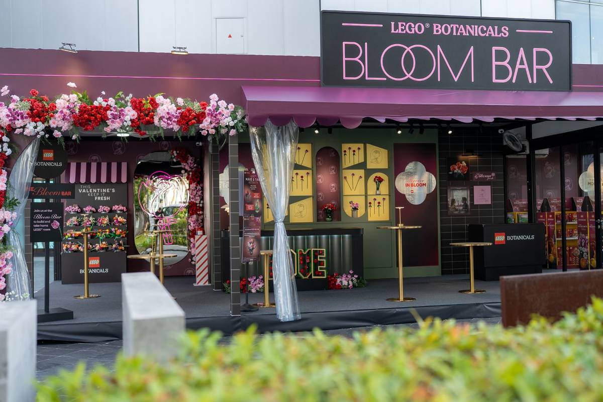Singapore Bloom Bar by LEGO at Raffles City until Feb 15