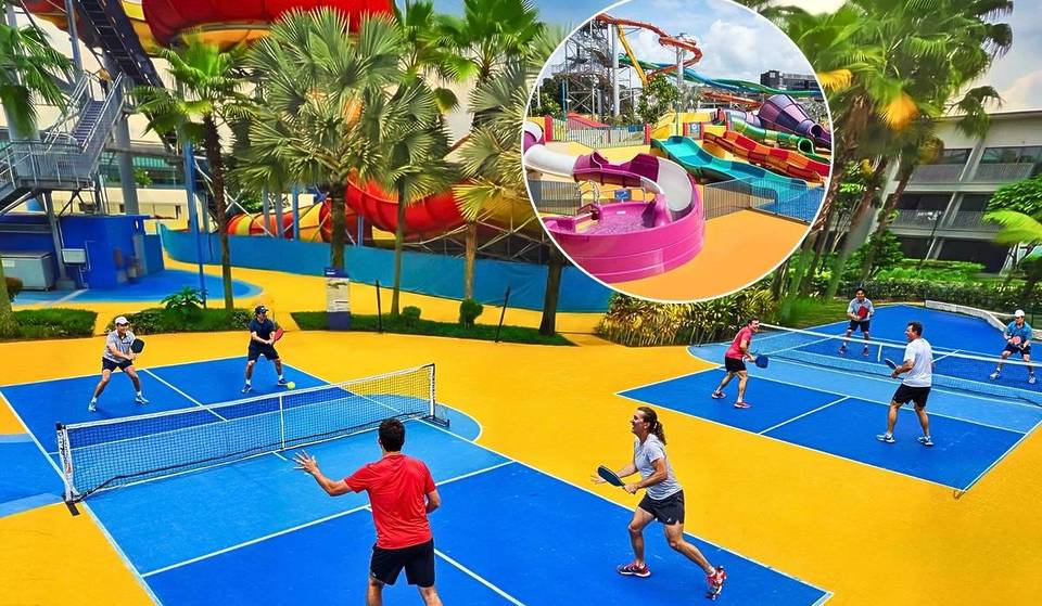 Singapore’s First Waterpark Pickleball Court Just Opened With Sessions From $12