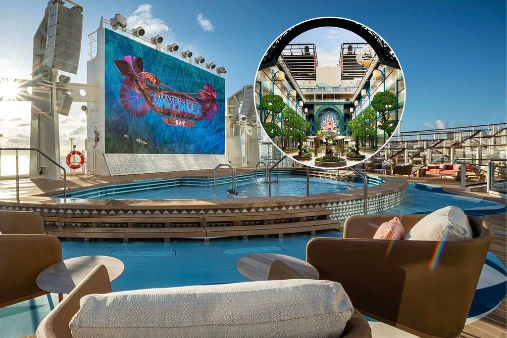 Disney Adventure cruise is docked in Singapore March 2026 and here's pictures of what it looks like