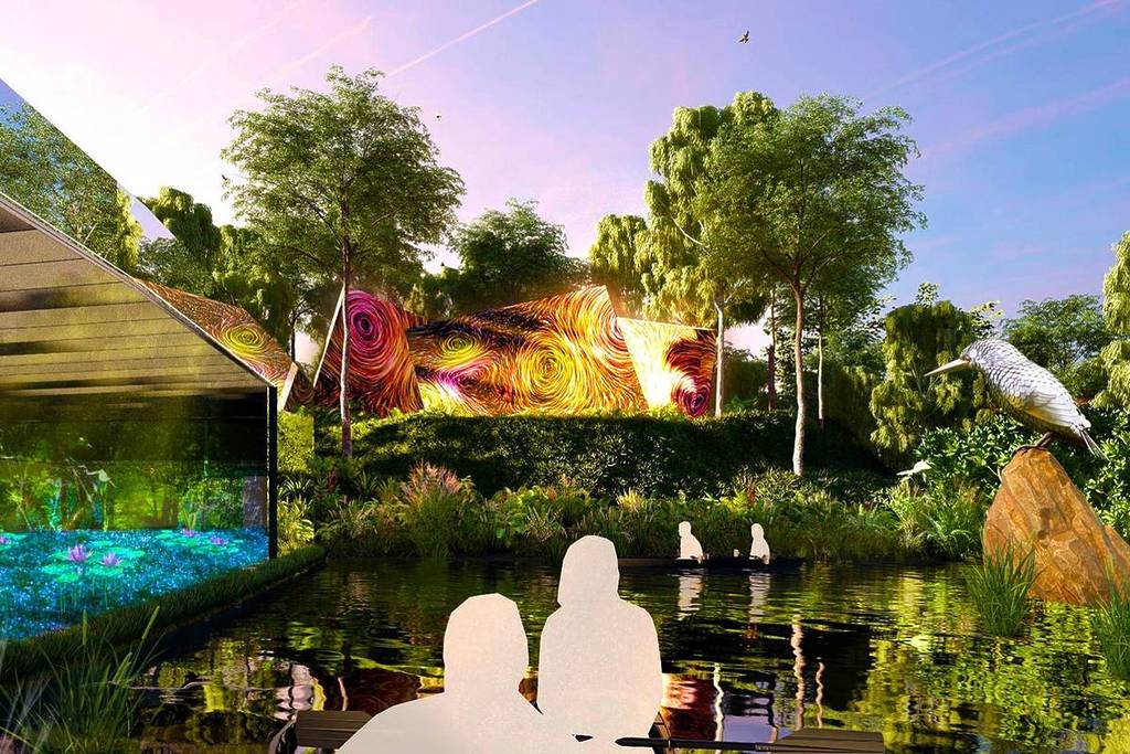 world's first TeamLab kayaking experience in Singapore 