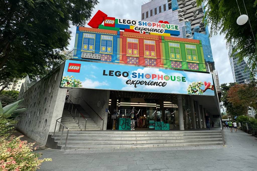 exterior of the LEGO Shophouse Experience 