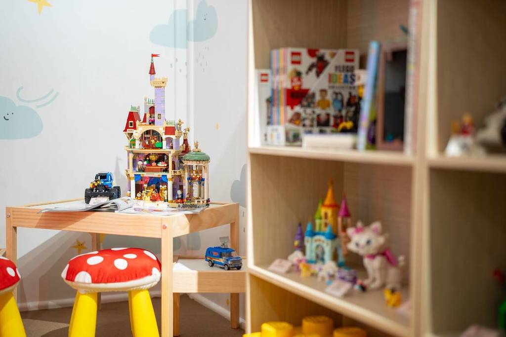 children's room at LEGO shophouse in Singapore 