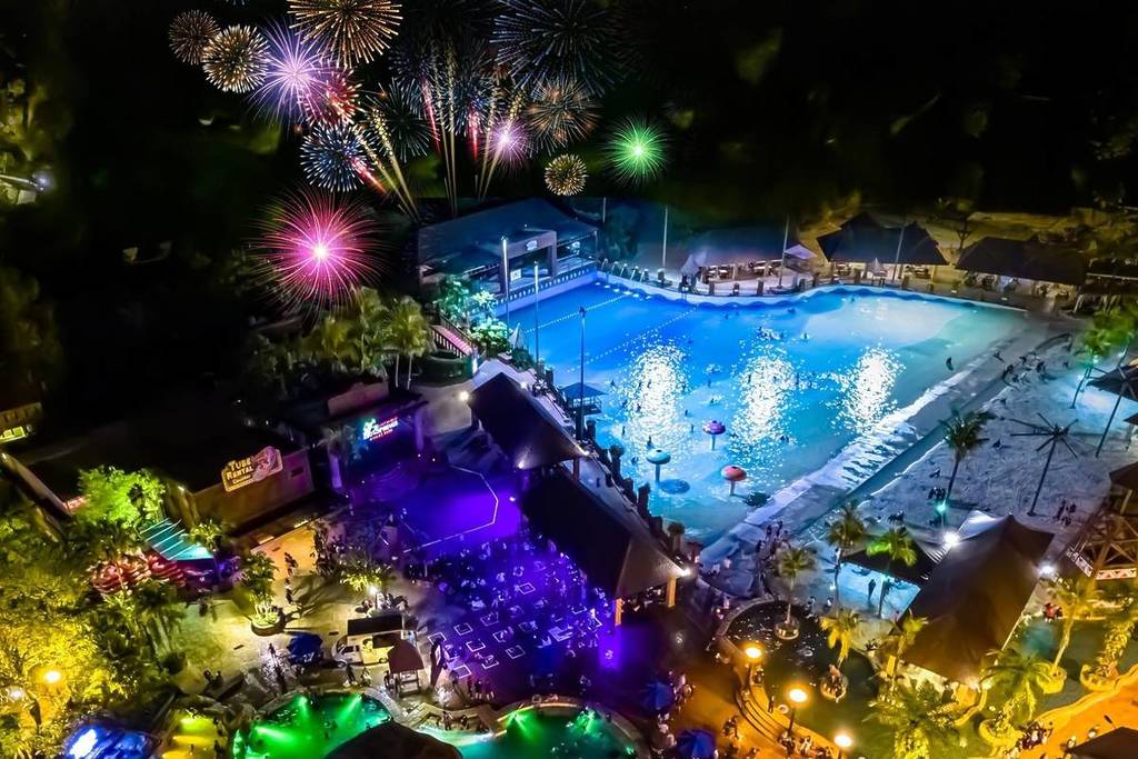 Lost World of Tambun in Ipoh with fireworks night shows and night attractions