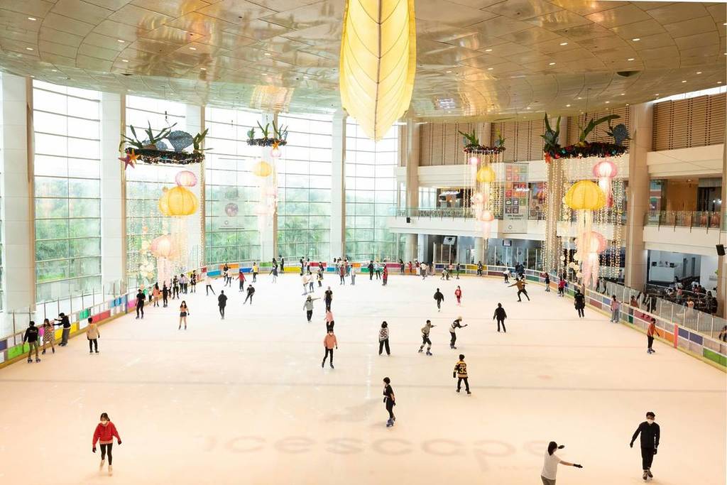 first Olympic size ice rink in Malaysia at IOI City Mall world's largest malls