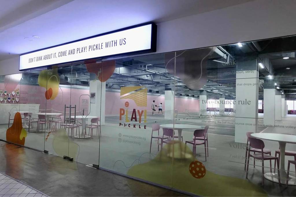 Play! Pickle Singapore in ghost town mall Upper Serangoon